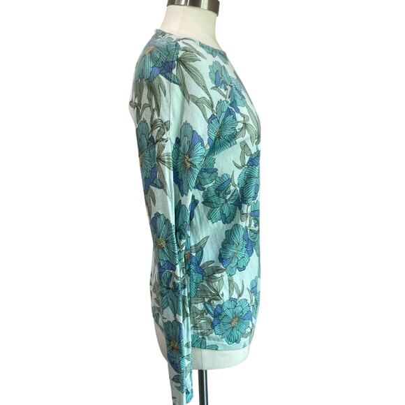 J. Jill Lightweight Soft Pullover Floral Print Sweater Size Small - Picture 2 of 12
